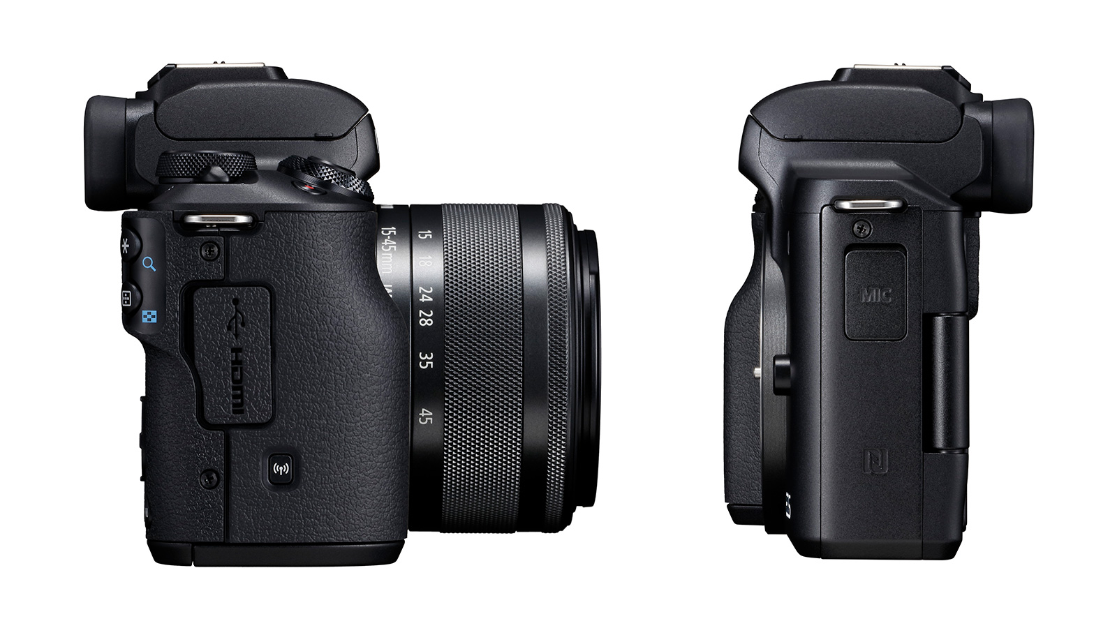 Canon's New M50 Mirrorless with 4K with lens on and lens off
