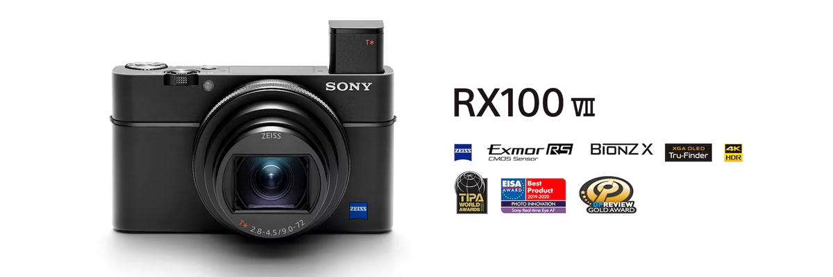 Sony RX100 VII Premium Compact Camera with 1.0-Type Stacked CMOS Sensor  (DSCRX100M7)